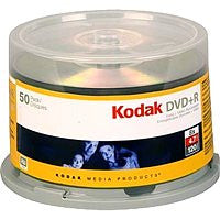 Kodak 50-Pack 16X 4.7GB DVD+R
